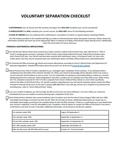 FREE 20 Voluntary Checklist Samples In MS Word Google Sheets PDF