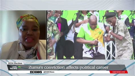 Zumas Conviction Impacting Political Career Asanda Ngoasheng Gives