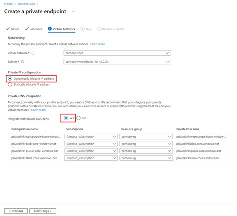 Creación De Un Punto De Conexión Privado Para Azure Data Explorer Azure Data Explorer