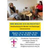 Wie Mache Ich Es Richtig Intensivseminar F R Berater Und Seelsorger