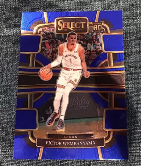 Panini Select Victor Wembanyama Concourse Blu Prizm Rookie Rc