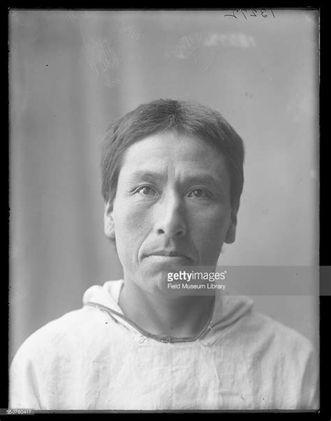 Portrait Of An Unidentified Native American Man Of The Aleut Tribe