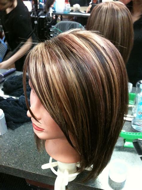 Brown Hair With Two Tone Highlights Chunky Blonde Brown Hair Brown