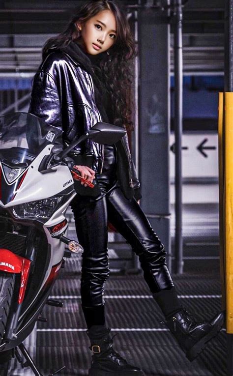 Motorrad Girls Pinterest Lederlady