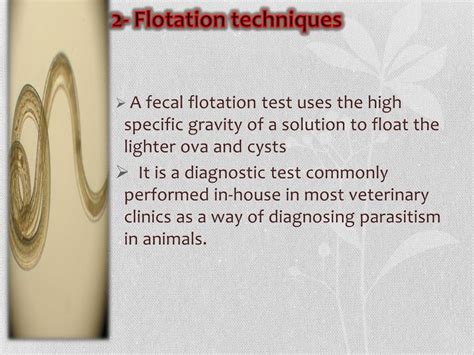 Ppt Concentration Methods Of Fecal Parasites Powerpoint Presentation Id1961542