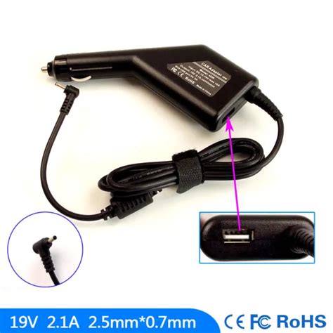 Laptop Dc Adapter Car Charger Usb Power For Asus Eee Pc Pe Blk S