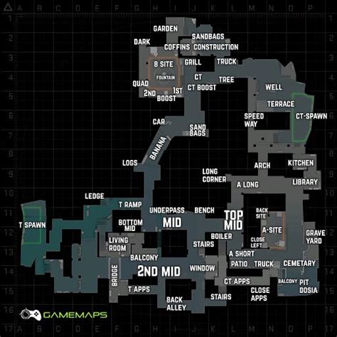 Game Maps Counter Strike Global Offensive Interactive Maps