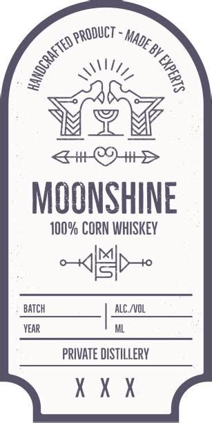 Moonshine Jar Labels Template