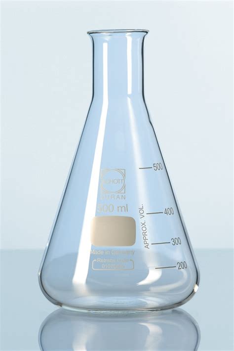 Fiole Erlenmeyer Col Etroit Avec Graduation 125 Ml Diametre De Base 67