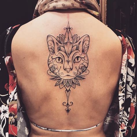 Tatuagem Criada Por Lucas Milk De Florian Polis Gato Delicado Nas