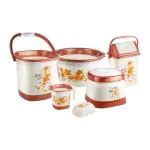 Buy Joyo Better Homes Deluxe Square Jumbo Floral Printed Bathroom Set