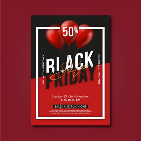 Premium Vector Flat Black Friday Sale Background