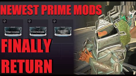 WARFRAME NEWEST PRIME MODS RETURN Baro Ki Teer Full Inventory Review