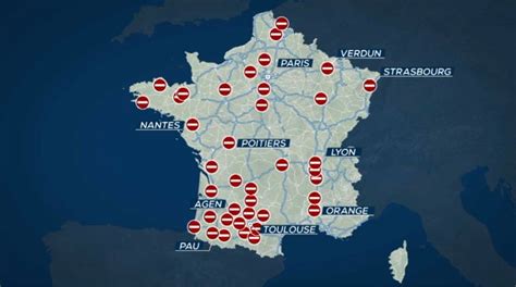 Carte Des Blocages Routiers Image To U