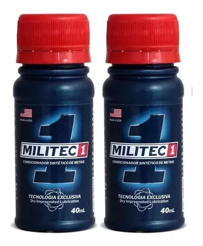 Kit 2 Militec 1 40ml Condicionador Metais Moto Original C Nf