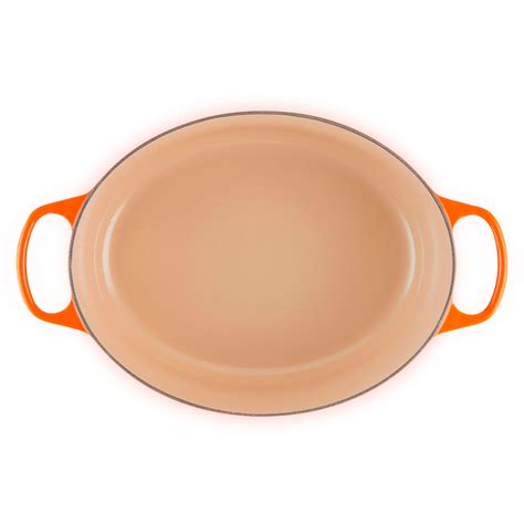 Le Creuset Signature Oval Støbejernsgryde Ø33cm Orange 2889 DKK