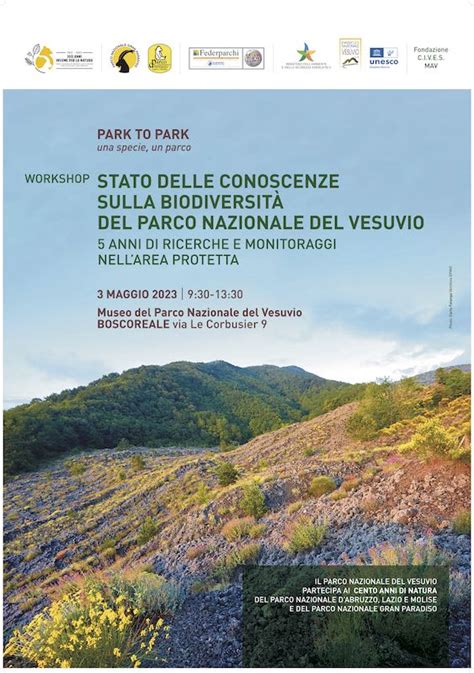 Un workshop sulla Biodiversità del Parco Nazionale del Vesuvio 5 anni