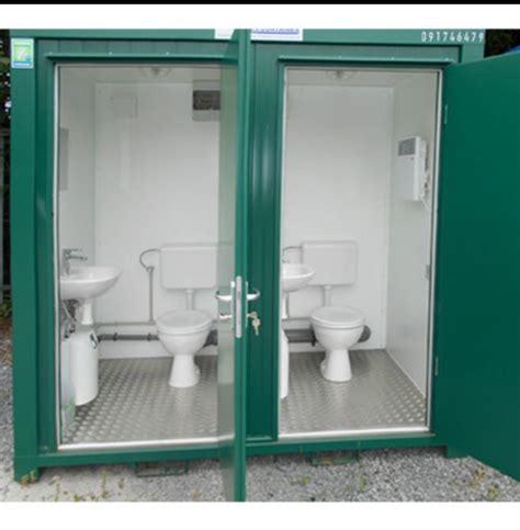 Mild Steel Panel Build Portable Mobile Toilet No Of Compartments 2