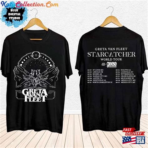 Greta Van Fleet Starcatcher World Tour 2024 Shirt Band Fan Unisex T