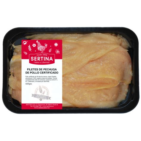 Comprar Filetes Pechuga Pollo Certificado Online L SERTINA