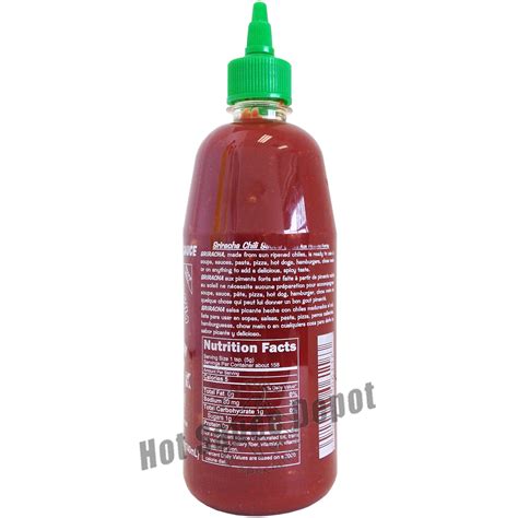 Hot Sauce Depot Hot Sauce 28oz Huy Fong Sriracha Hot Sauce Depot