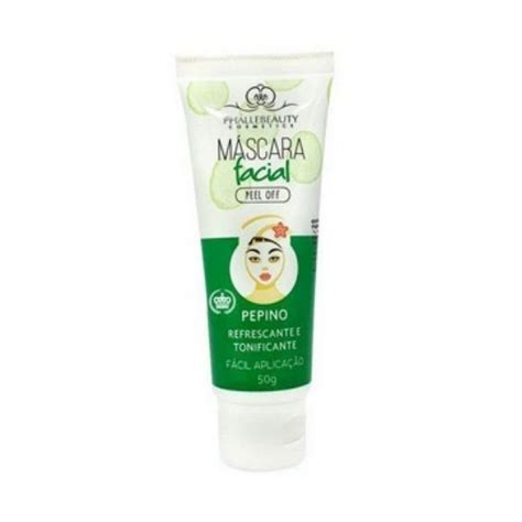 Phallebeauty Máscara Facial Bisnaga Pepino 50g Perfumaria Carol