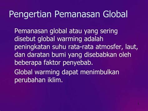 Ppt Pemanasan Global Ppt