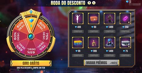 Free Fire Roda Do Desconto Traz Pacotes Zapudo Berseker E Surfista