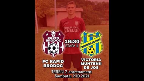 LIVE Fotbal Liga 4 Vaslui FC Rapid Brodoc Victoria Muntenii De