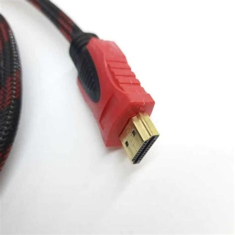 Усиленный кабель (шнур) HDMI - HDMI 10m в обмотке 10м Black/Red: 200 ...