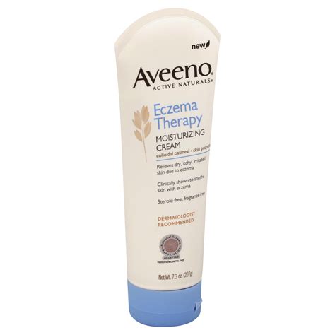 Aveeno Active Naturals Moisturizing Cream Eczema Therapy 7 3 Oz 207 G