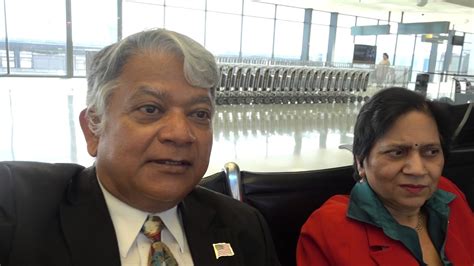 Aruna Hari Sharma At Iad Washington Dc For Baggage Drop At Lufthansa