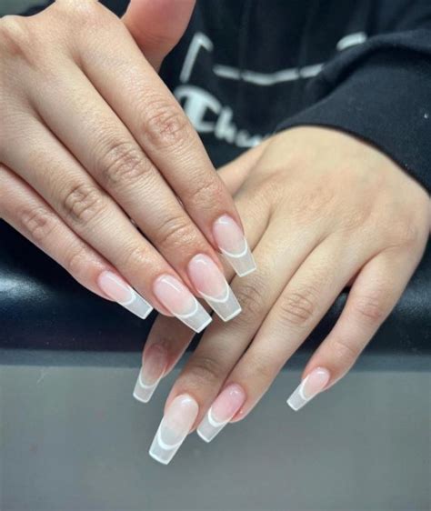 45 Best Prom Nails For 2022 Simple Double French Nails I Take You