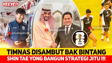 Timnas Indonesia Tiba Di Arab Disambut Bak Bintang Erick Thohir Ketemu