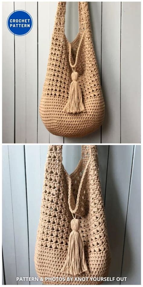 7 Modern Crochet Tote Bag Patterns Ideas Crafting Happiness