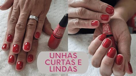 Cutilagem E Esmaltação Completa Esmaltação Com Esmalte Impala Vermelho Cutilagem Para Iniciantes