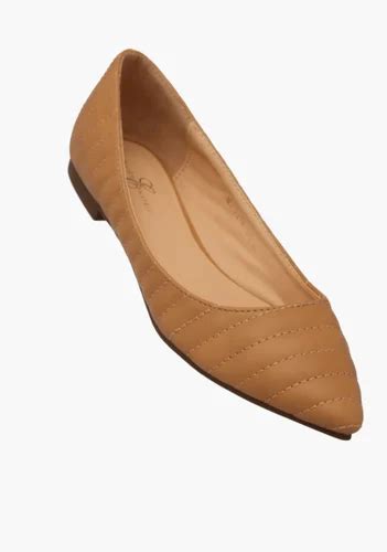 Casual Beige Elliza Donatein Women Pointed Toe Slipon Ballerina Shoe At Rs 599pair In Mumbai