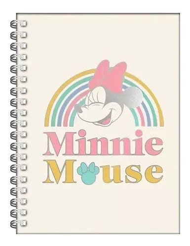 Mooving Minnie Rainbow 80 Hojas Rayadas 1 Materias Unidad X 1 16cm X