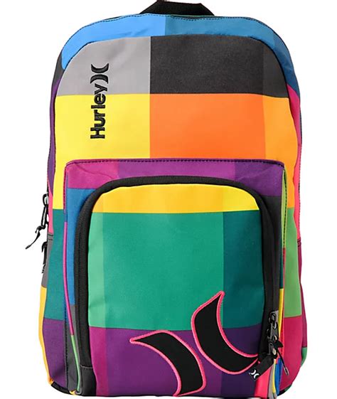 Hurley Sync Colorful Laptop Backpack | Zumiez