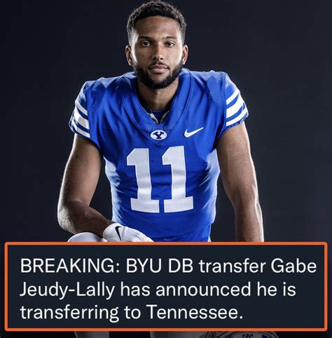 Rockytopology On Twitter Breaking Byu Db Transfer Gabe Juedy Lally