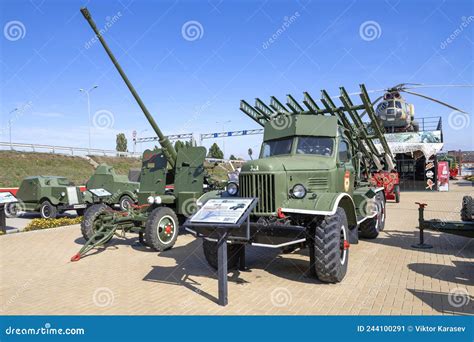 Bm Is A Soviet Rocket Artillery Combat Vehicle Editorial Photo