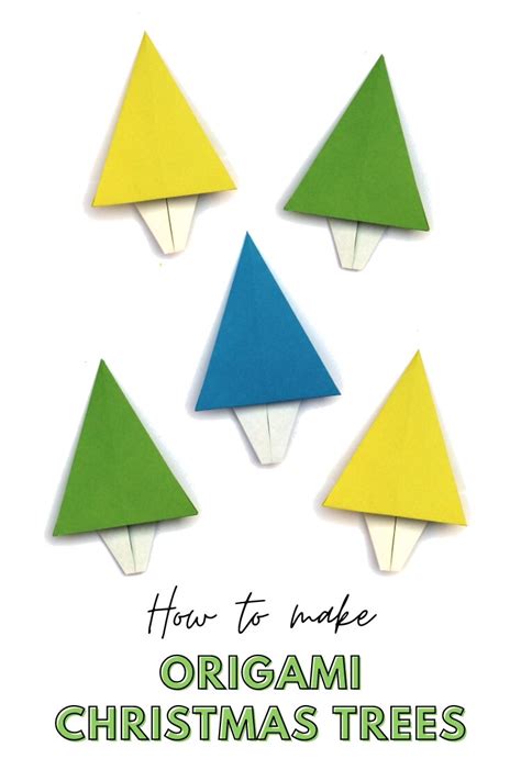 EASY ORIGAMI CHRISTMAS TREES — Gathering Beauty