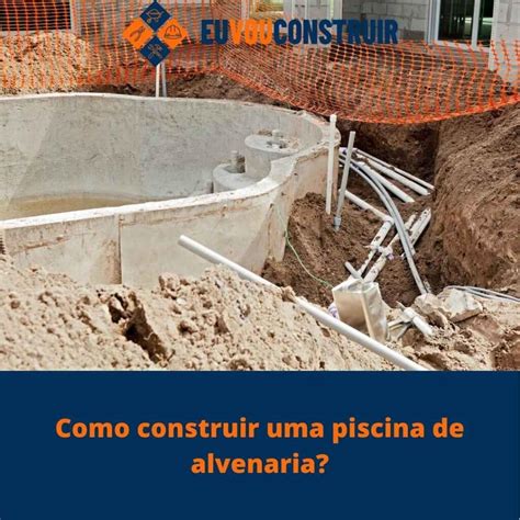 Uma piscina de alvenaria construída passo a passo