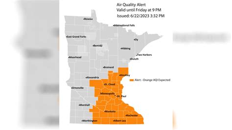 Air Quality Alert Extended For Parts Of Minnesota Through Friday Fox