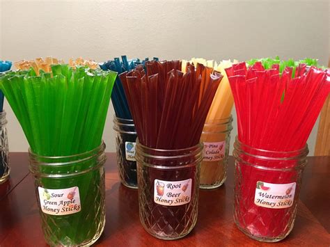 Flavored Honey Sticks Honey Sticks Honey Packaging Flavors