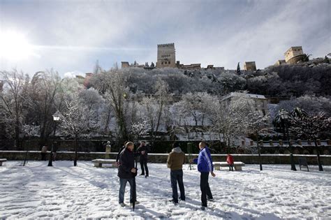 Diez años de la espectacular nevada que cubrió Granada