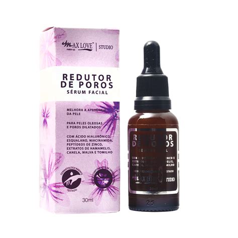 Serum Facial Redutor de Poros Max Love IDM Distribuições