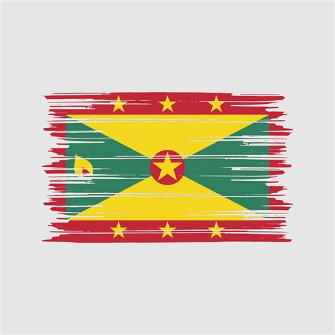 Grenada Flag Brush. National Flag 11383063 Vector Art at Vecteezy