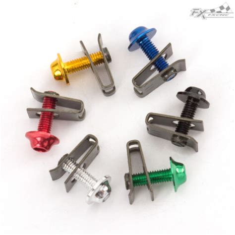 30PC M5 5mm Motorcycle Fairing Body Bolt Screw Spire Speed Fastener