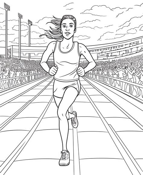 48 Dibujos De Correr Para Colorear Personas Corriendo